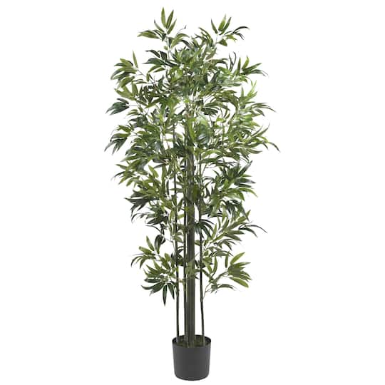 6ft. Potted Bamboo Silk Tree